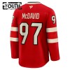 Kanada Trikot 4 Nations Face Off 2025 Fanatics Premium Connor McDavid Rot - Kinder